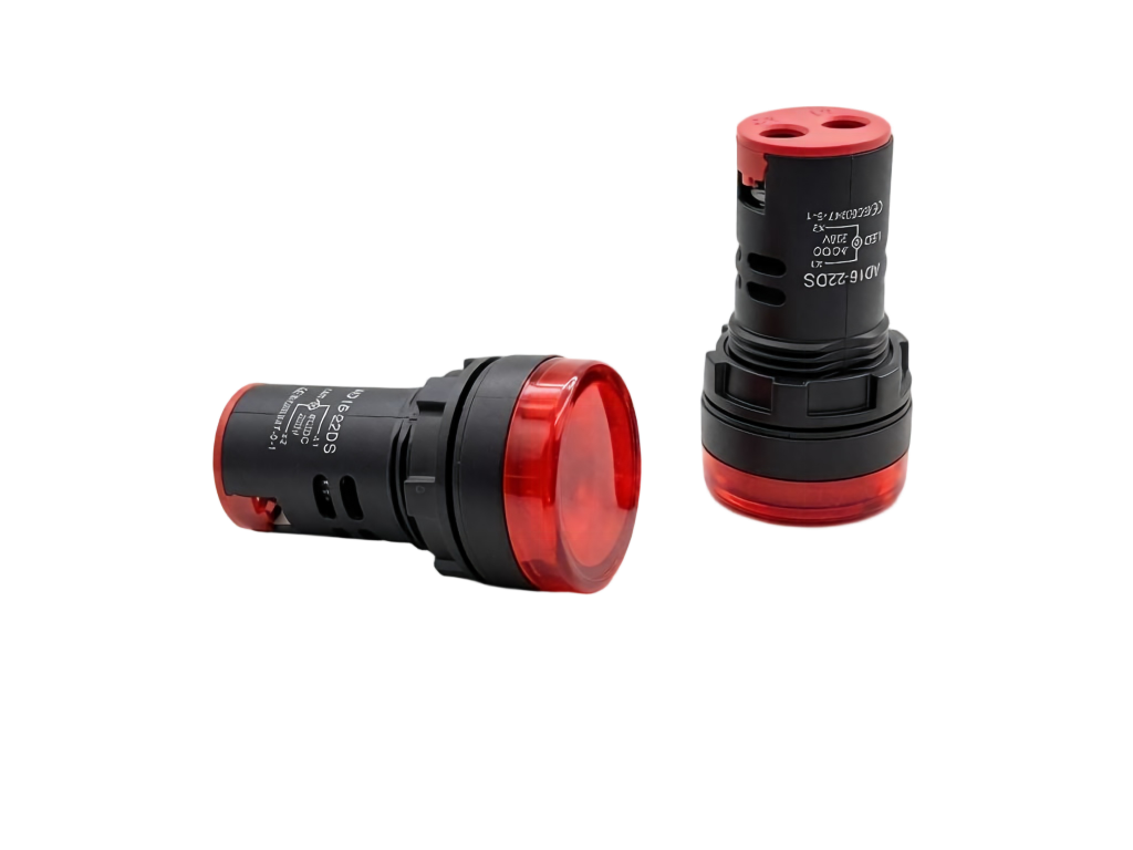 AD16-22DS Luz indicadora piloto LED de 22 mm | Lâmpada de sinalização de montagem em painel AD16-22DS Luz indicadora piloto LED de 22 mm | Lâmpada de sinalização de montagem em painel